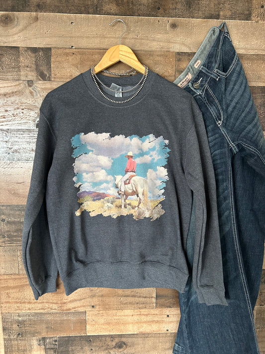 The Painted Cowboy Crewneck