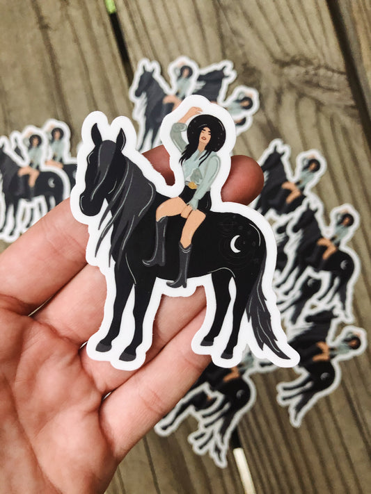 Space Cowgirl Sticker