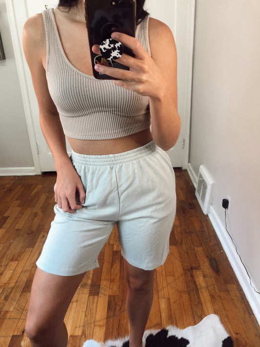 The Riley Lounge Shorts in Mint